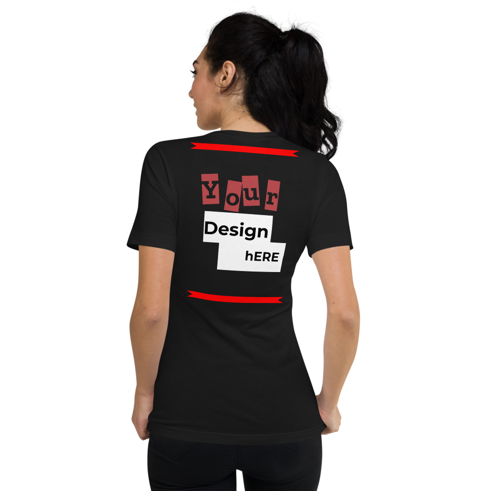 Female-v-neck-tee-black-back-
